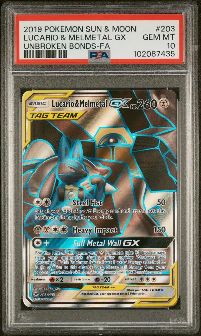 Lucario & Melmetal-GX slab