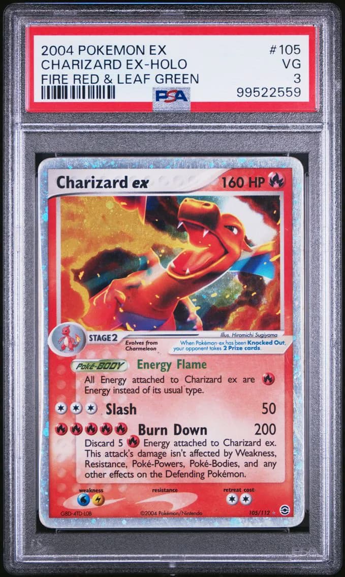 Charizard ex slab