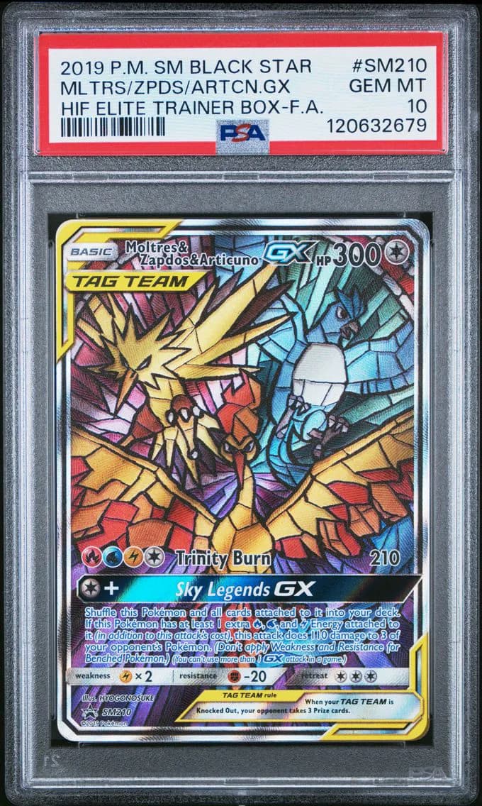 Moltres & Zapdos & Articuno-GX slab