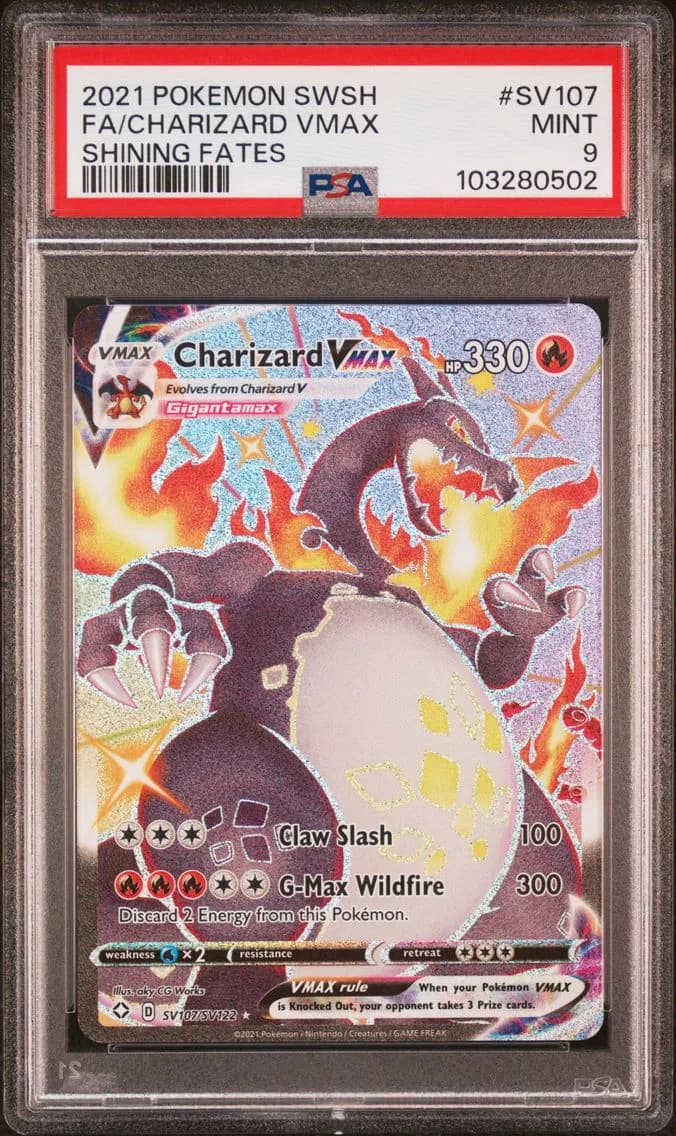 Charizard VMAX slab