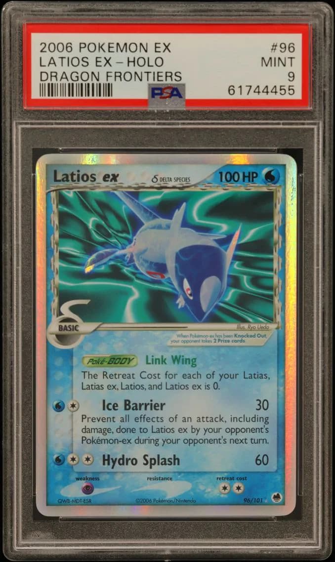 2006 #96 Latios EX-Holo PSA 9 EX Dragon Frontiers