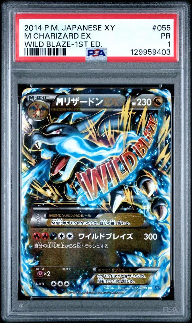 M Charizard-EX slab