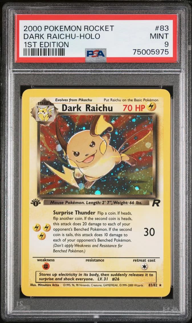 Dark Raichu slab