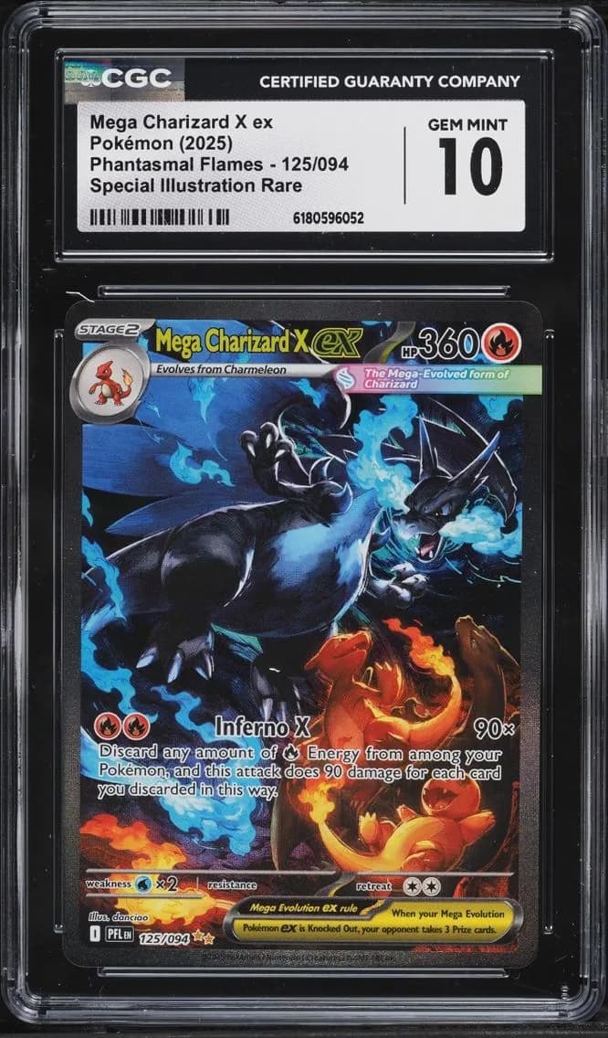 Mega Charizard X ex slab