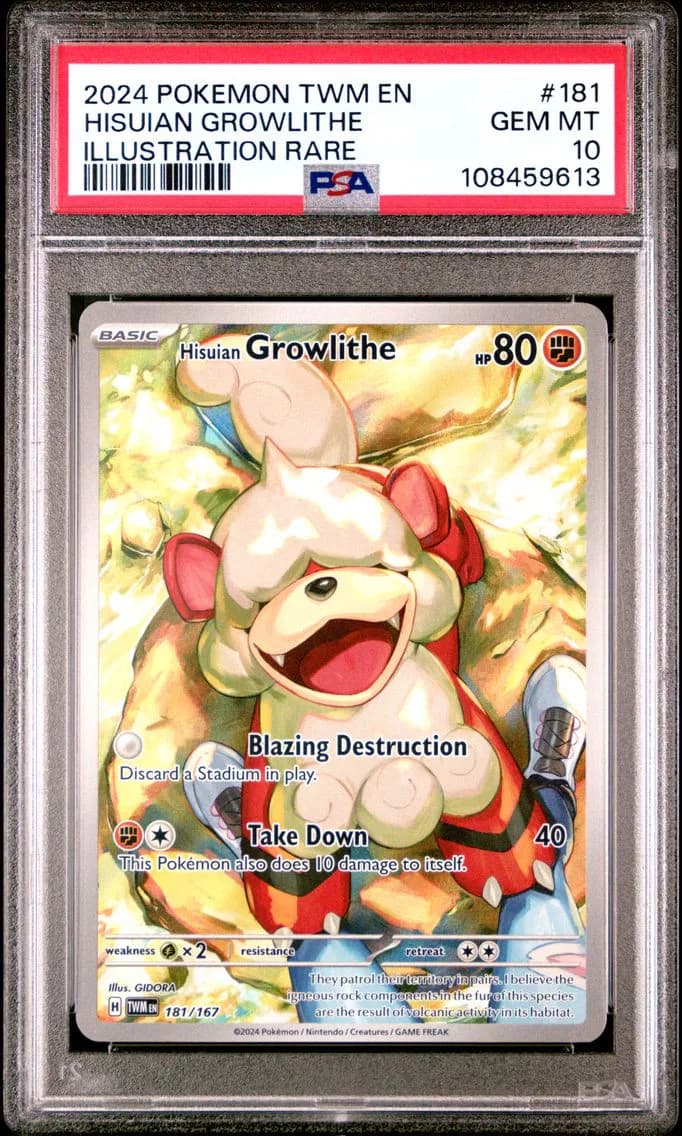 Hisuian Growlithe slab