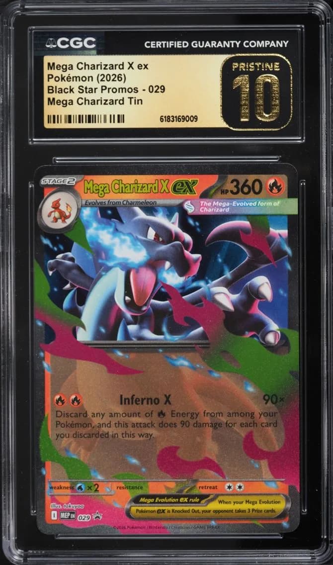 Mega Charizard X ex slab