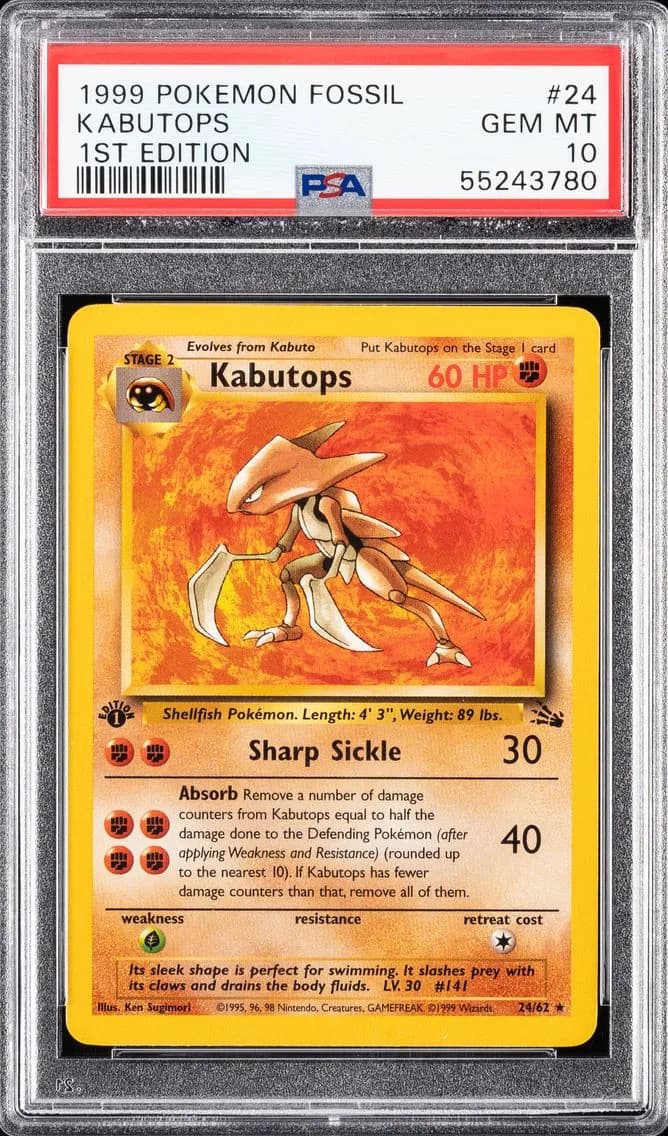 Kabutops slab
