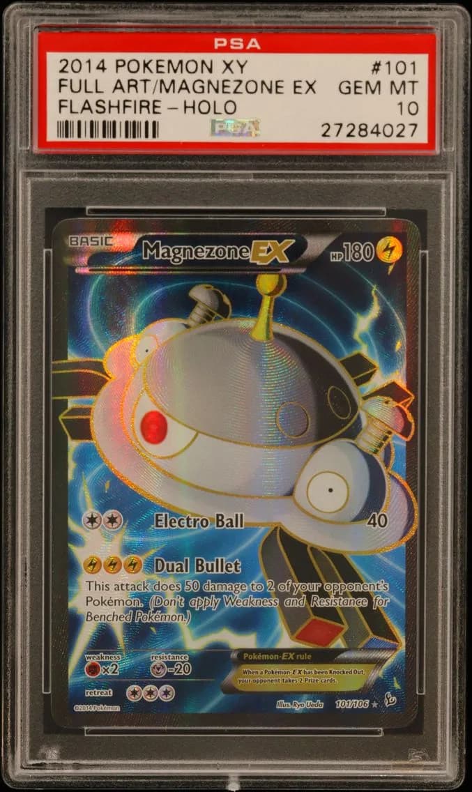 2014 #101 Full Art/Magnezone EX PSA 10 XY Flashfire