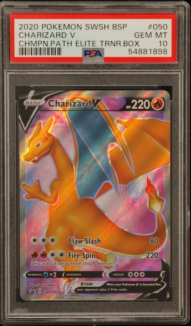 Charizard V slab