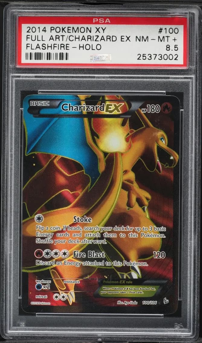Charizard-EX slab