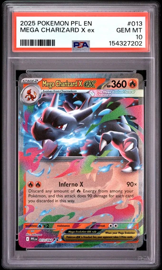 Mega Charizard X ex slab