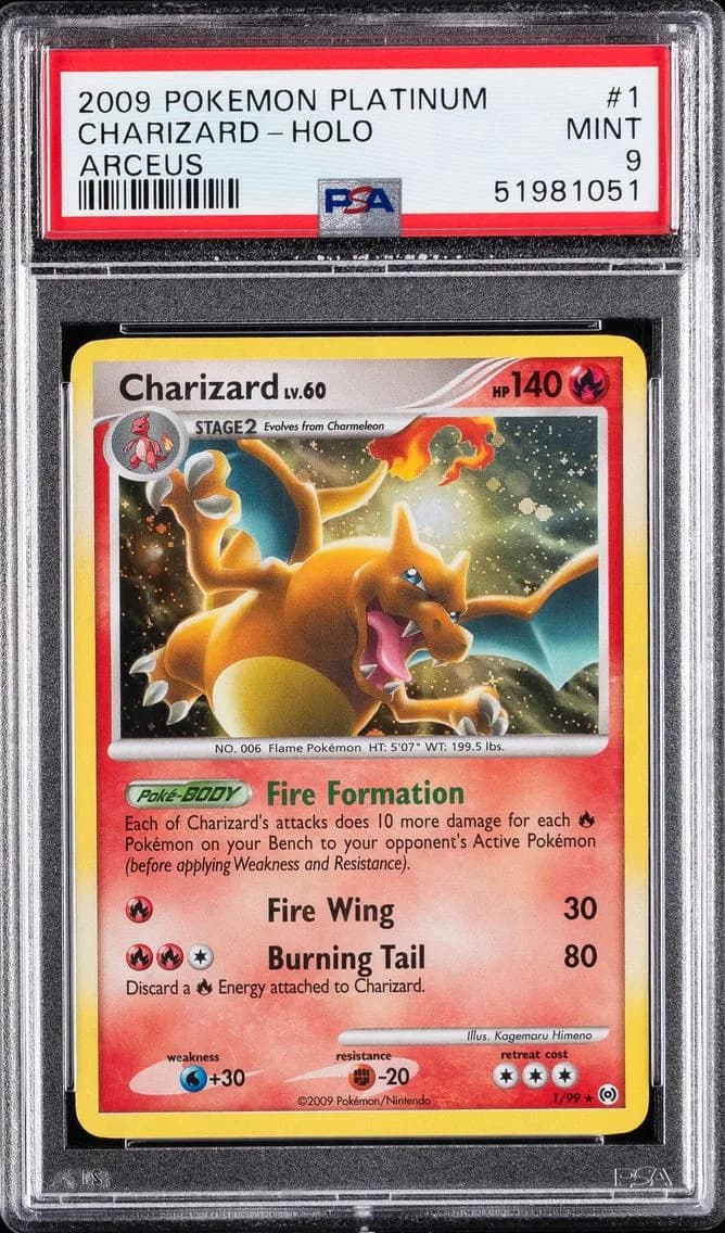 Charizard slab