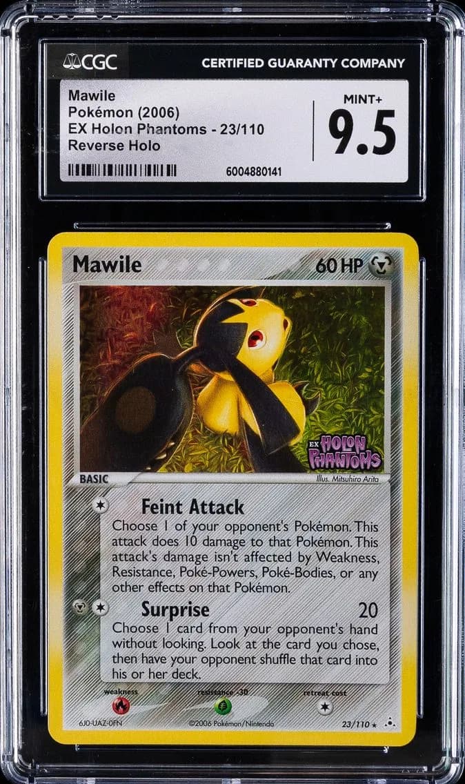 2006 #23 Mawile Reverse Holo CGC 9.5 EX Holon Phantoms - English Pokemon