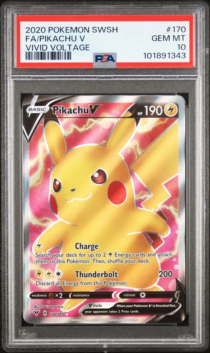 Pikachu V slab