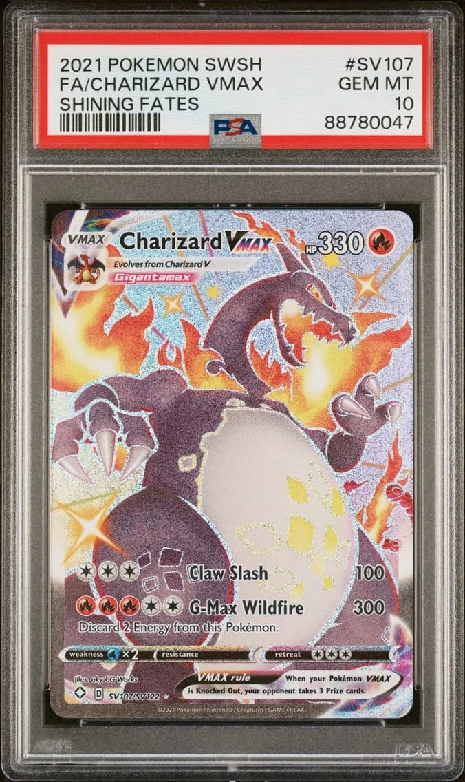 Charizard VMAX slab
