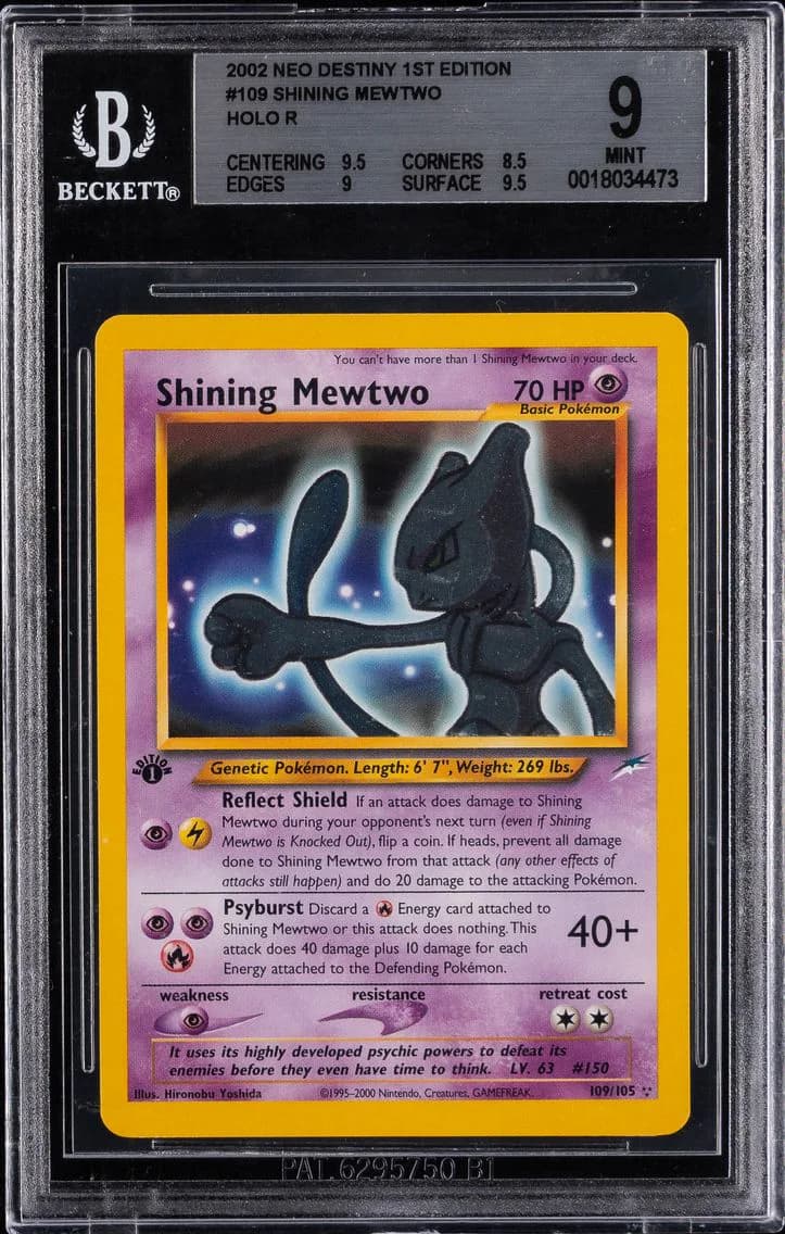 Shining Mewtwo slab