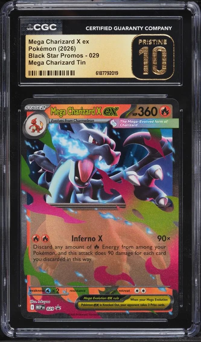 Mega Charizard X ex slab
