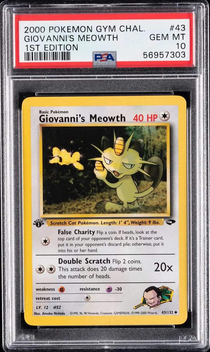Giovanni's Meowth slab