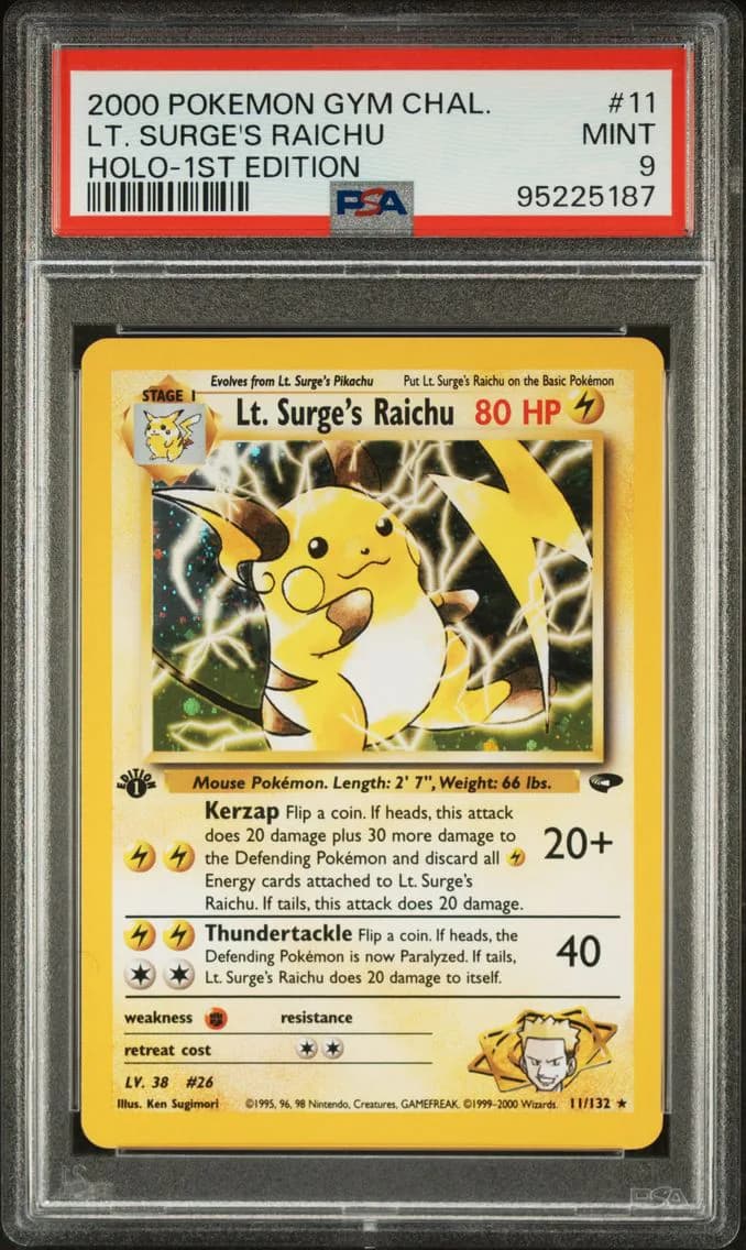 Lt. Surge's Raichu slab