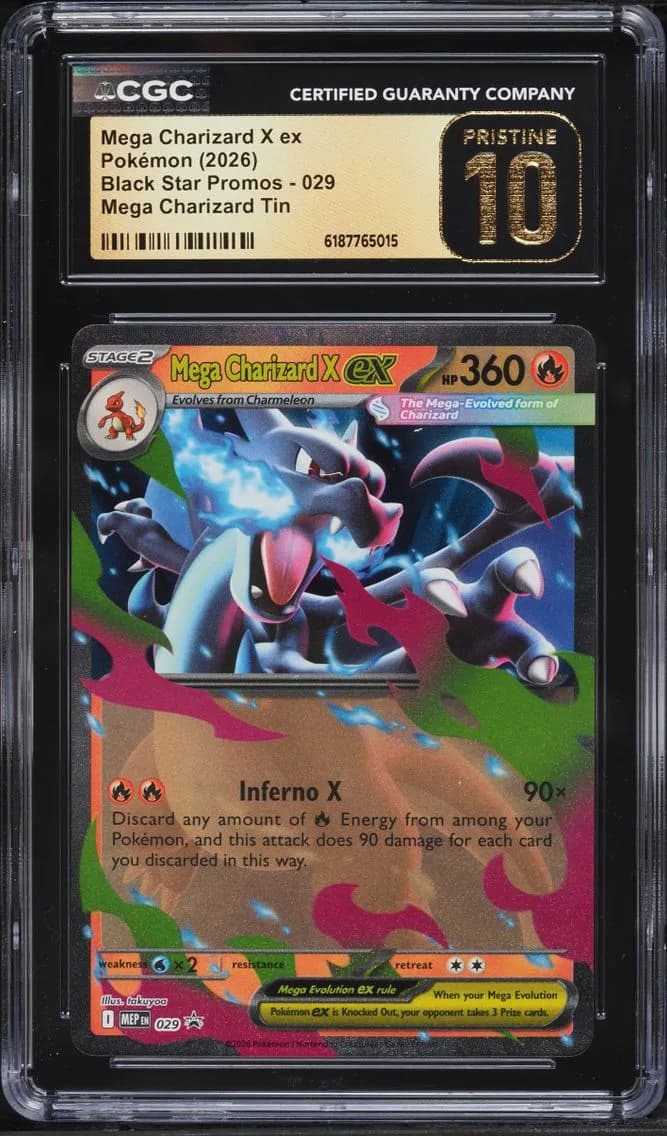 Mega Charizard X ex slab