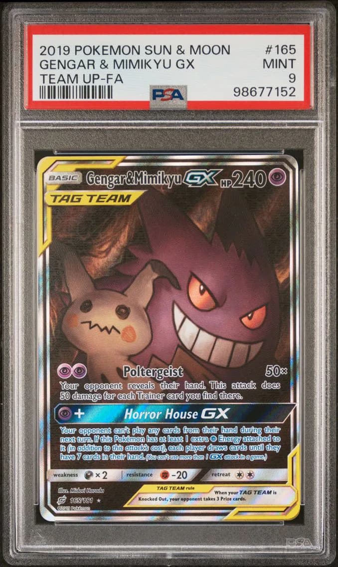 Gengar & Mimikyu-GX slab