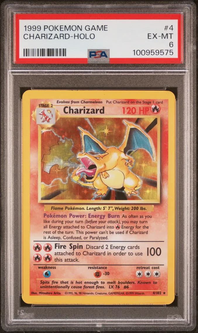 Charizard slab