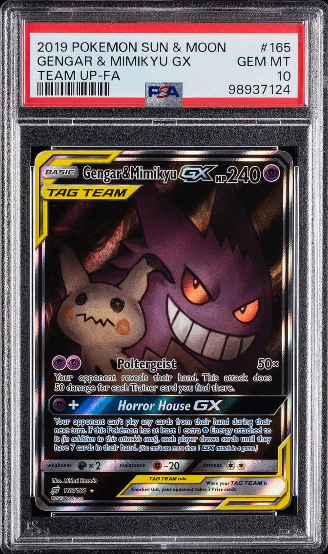 Gengar & Mimikyu-GX slab