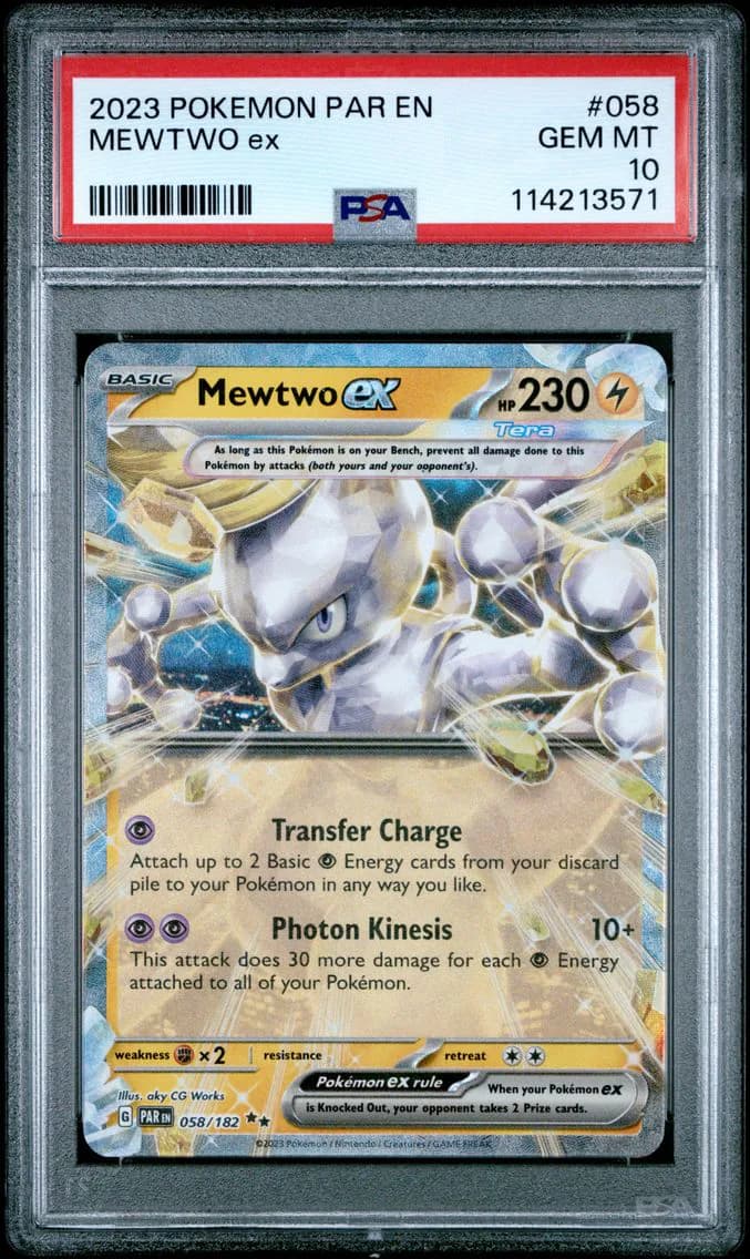 Mewtwo ex slab