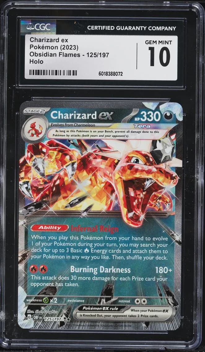 Charizard ex slab