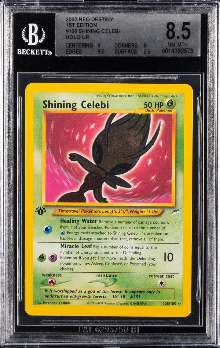 Shining Celebi slab