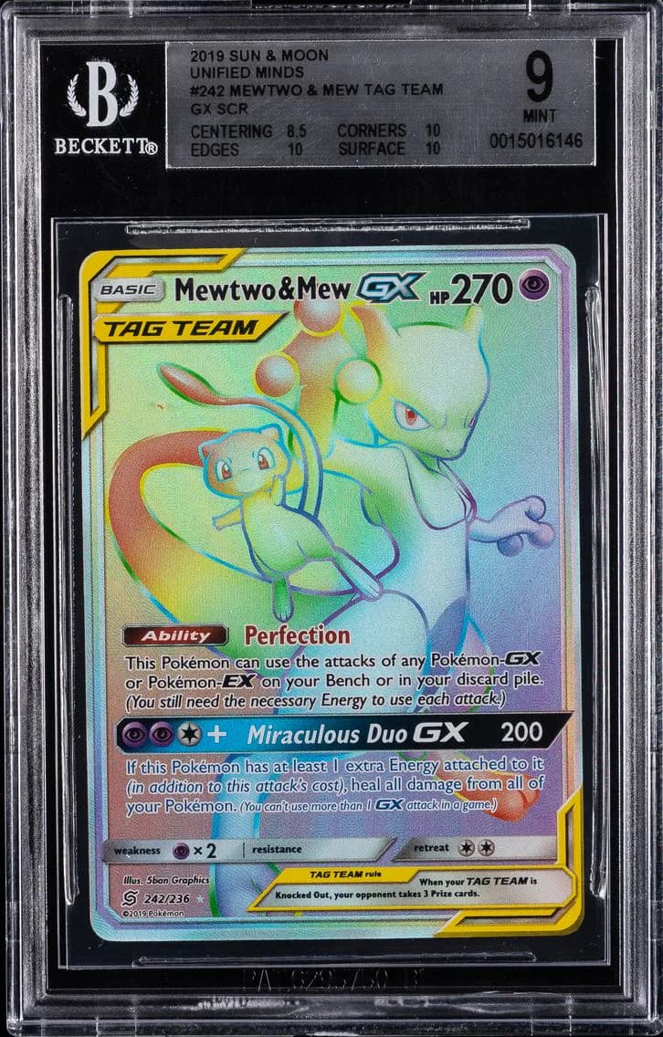 Mewtwo & Mew-GX slab