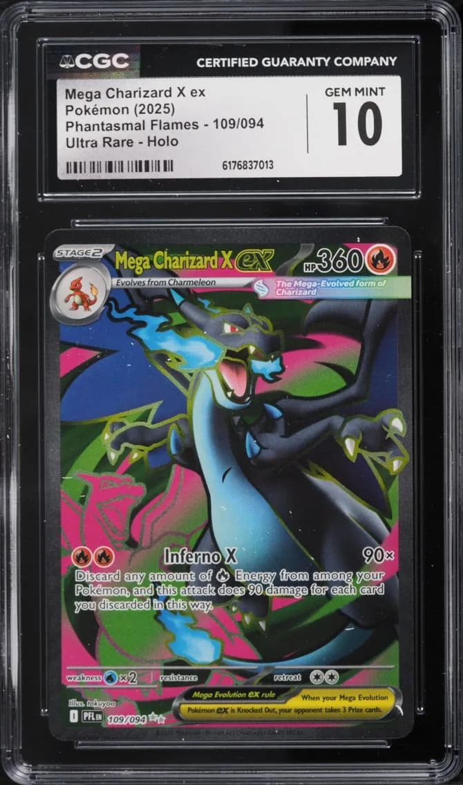 Mega Charizard X ex slab