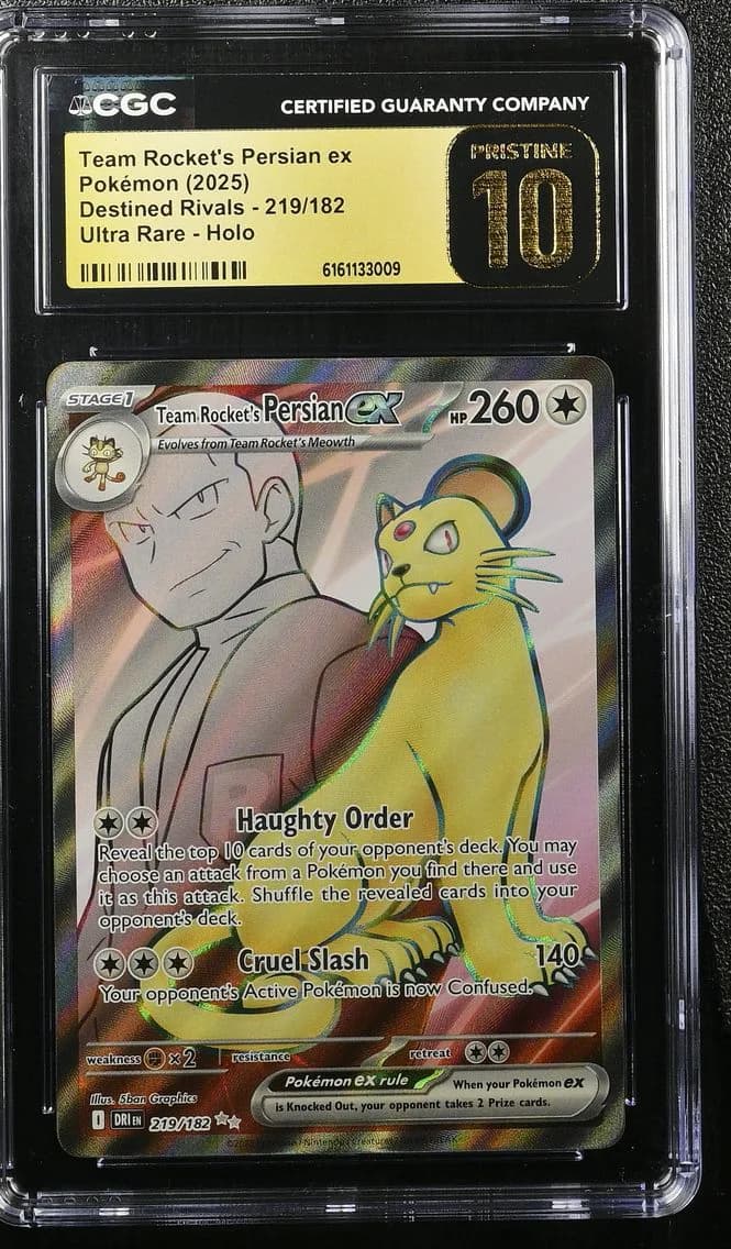 Team Rocket's Persian ex slab