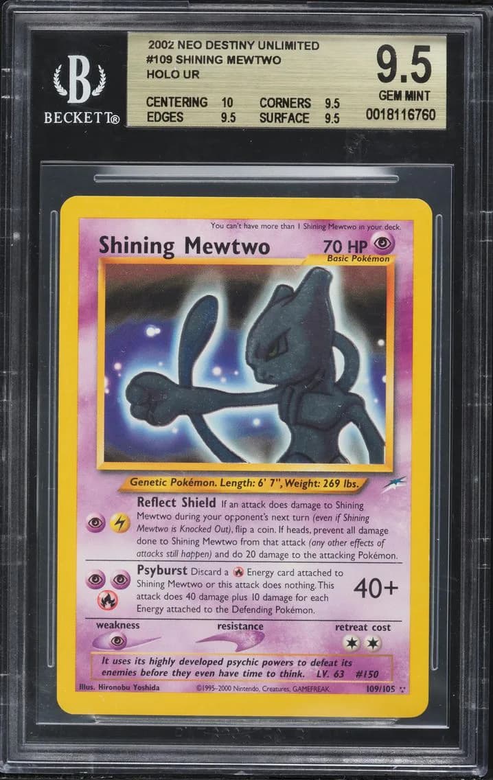 Shining Mewtwo slab