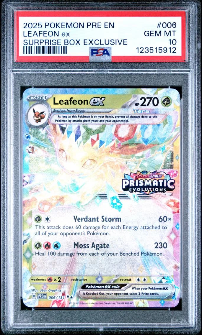 Leafeon ex slab