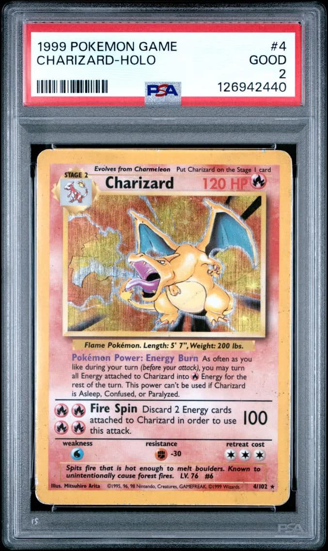 Charizard slab