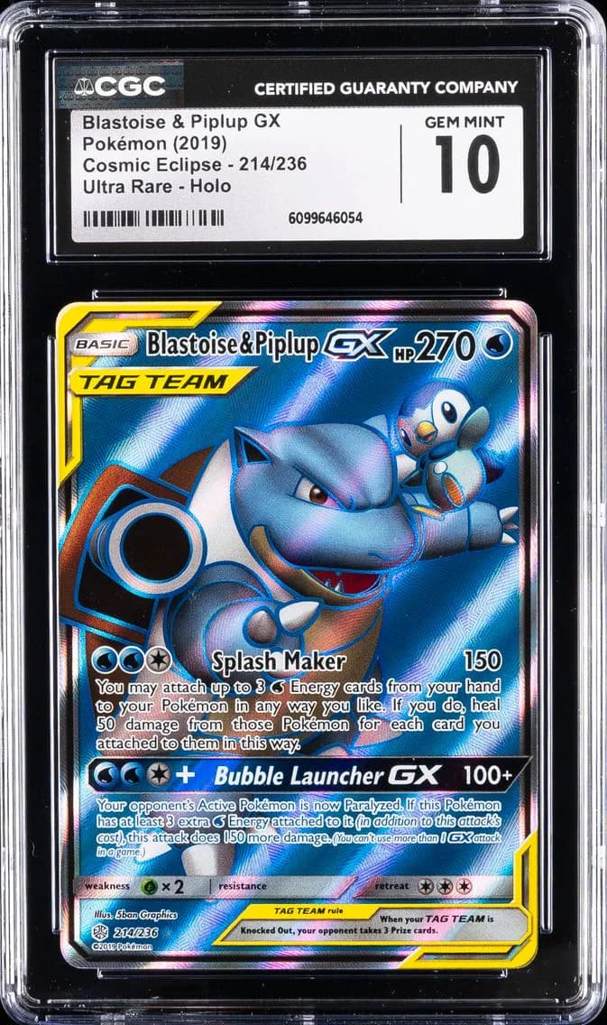 Blastoise & Piplup-GX slab