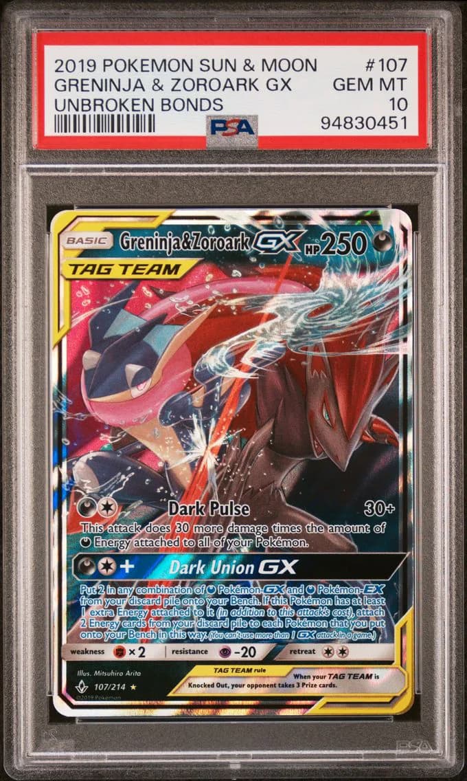 Greninja & Zoroark-GX slab