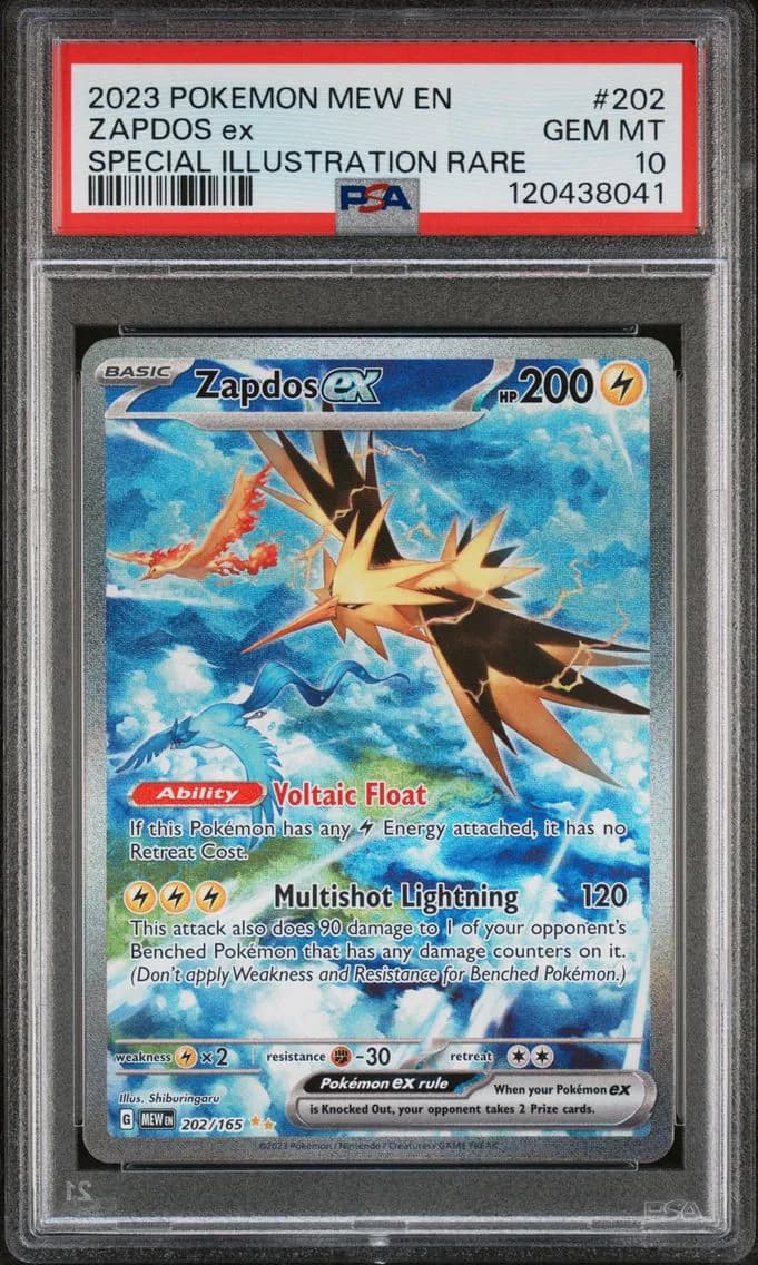 Zapdos ex slab
