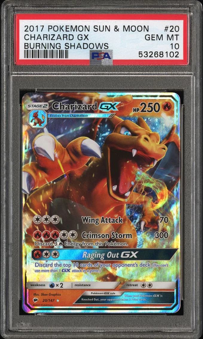 Charizard-GX slab