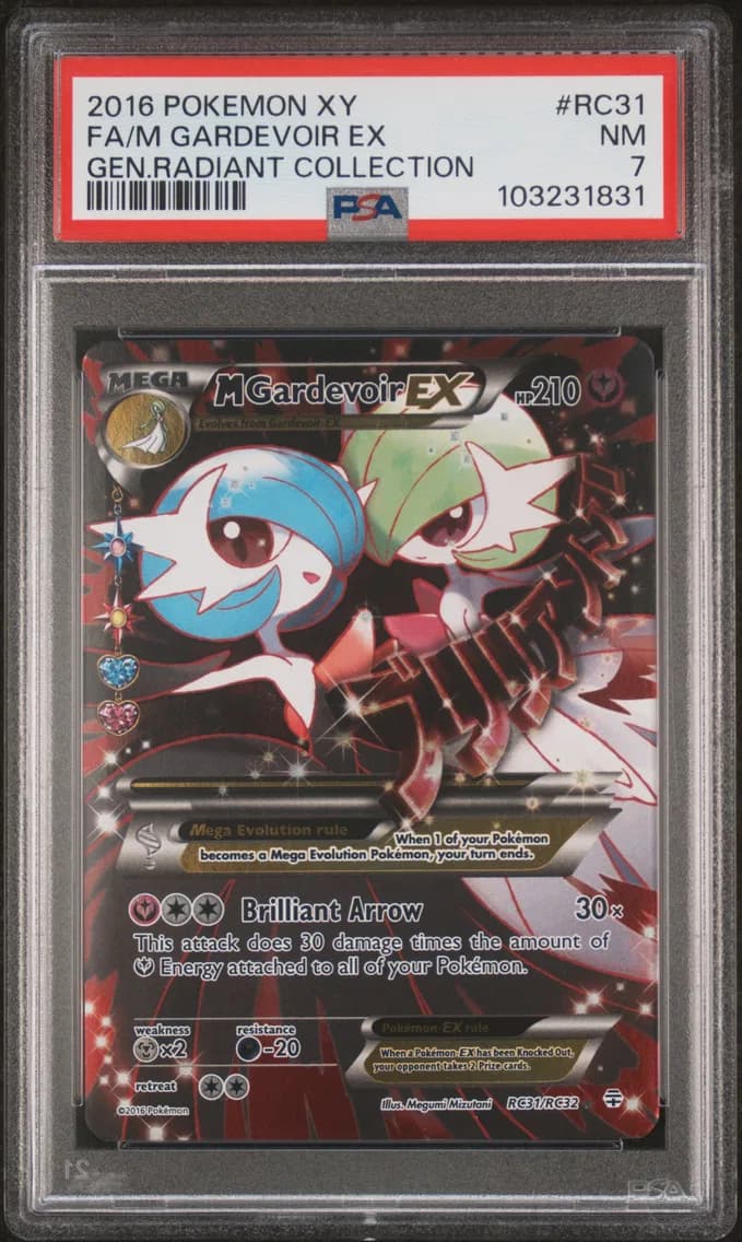 2016 #RC31 Full Art/M Gardevoir EX PSA 7 XY Generations Radiant Collection