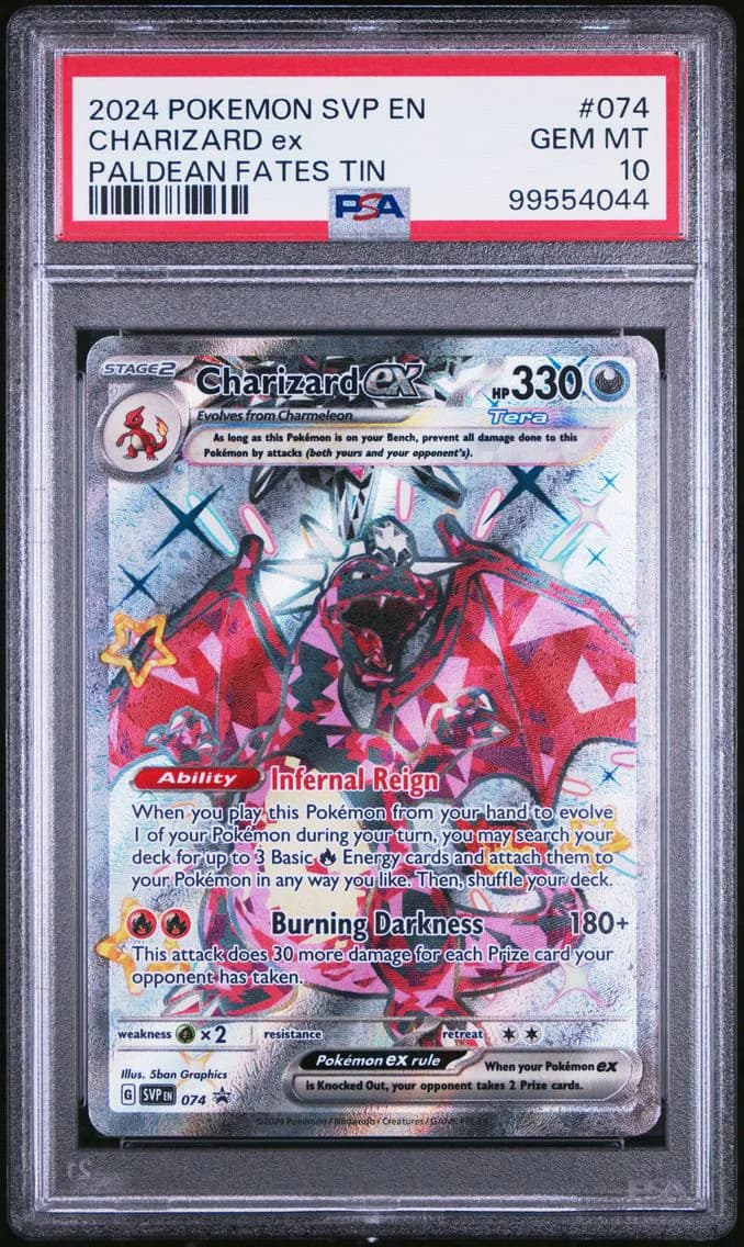 Charizard ex slab