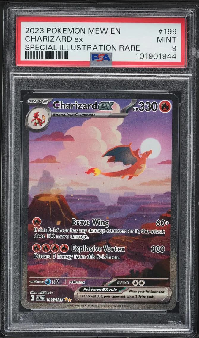 Charizard ex slab