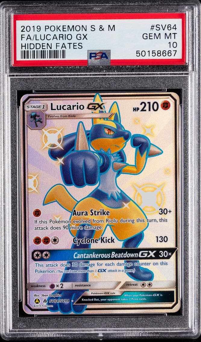 Lucario-GX slab