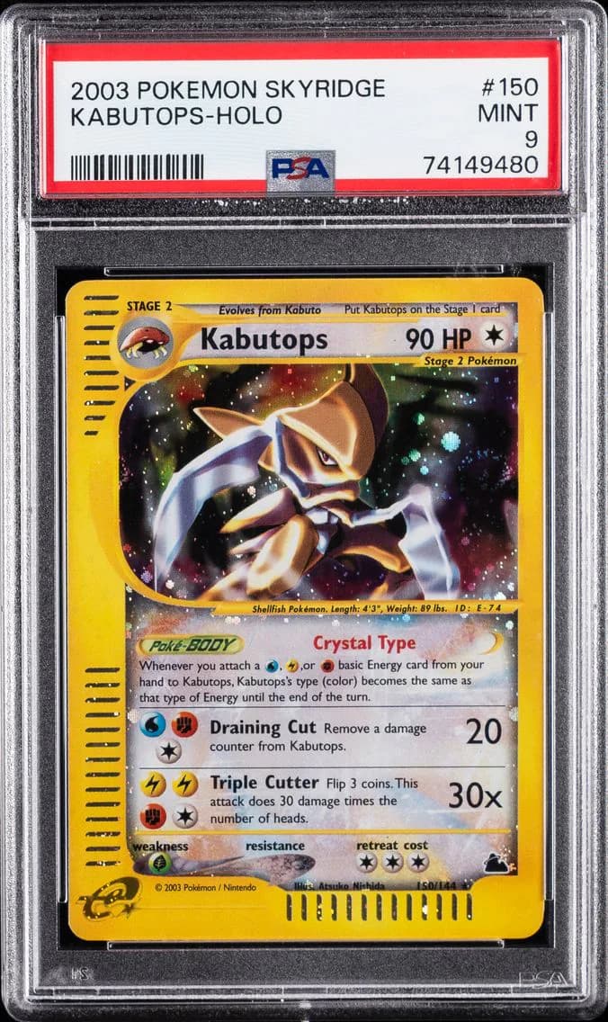 Kabutops slab