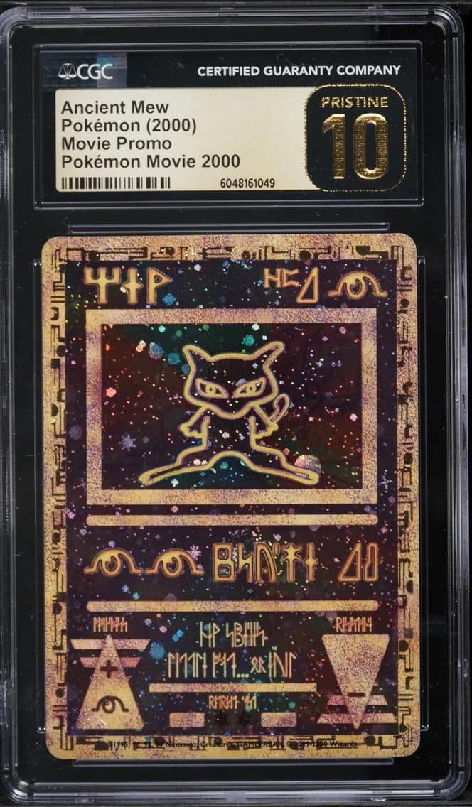 2000 #NA Ancient Mew CGC 10 Pristine Game Movie Pokemon