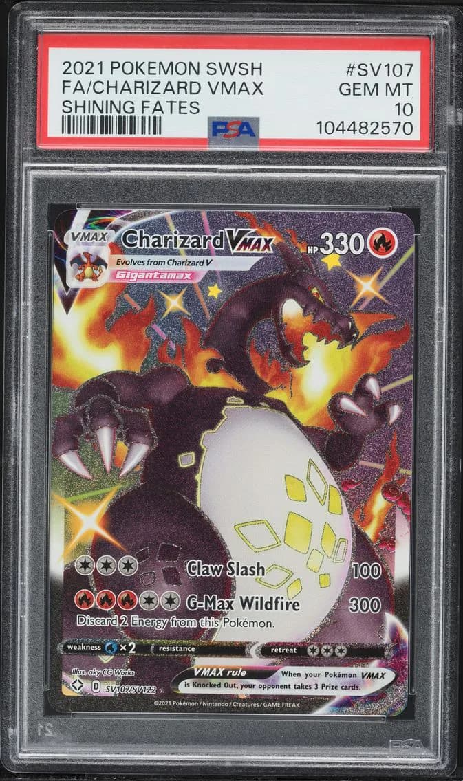 Charizard VMAX slab