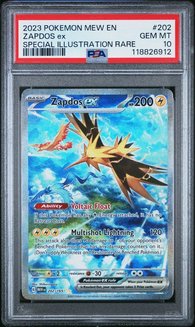 Zapdos ex slab