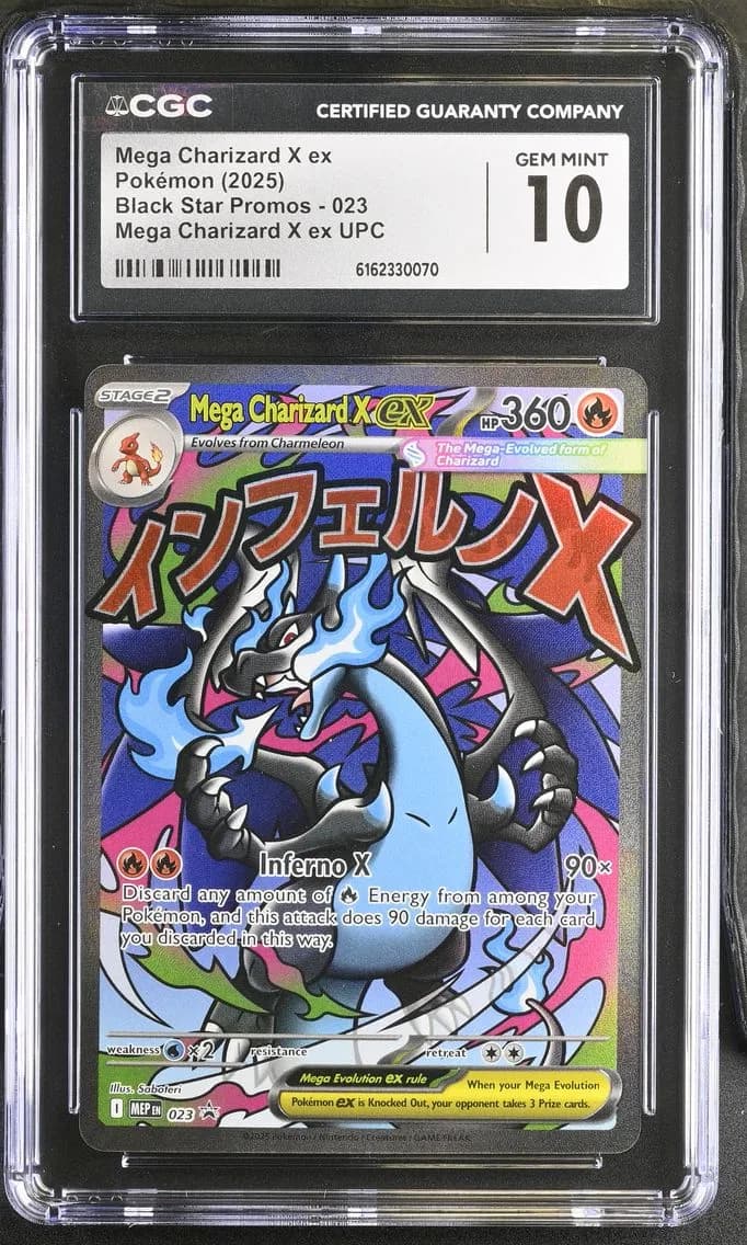 Mega Charizard X ex slab