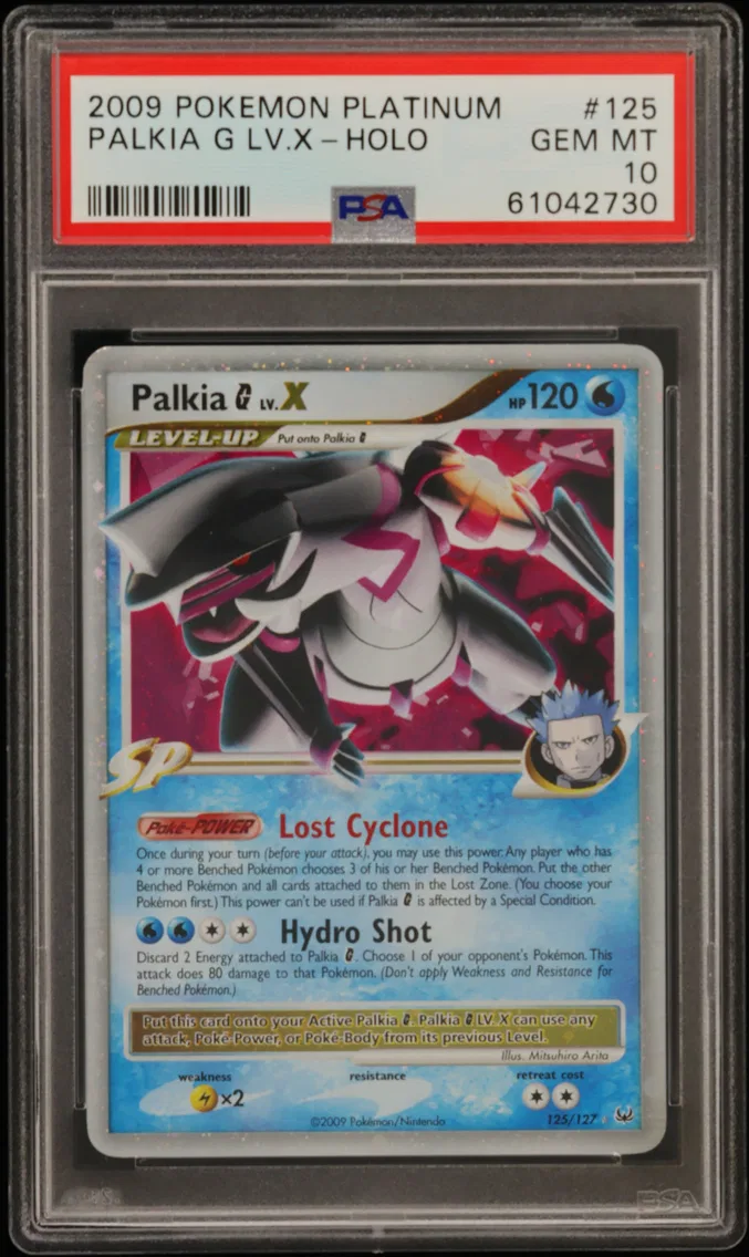 2009 #125 Palkia G LV.X-Holo PSA 10 Platinum